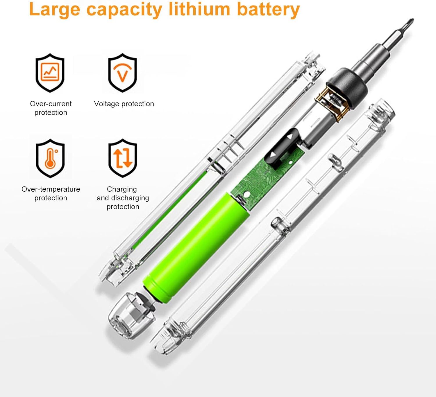 48-in-1 Rechargeable Electric Precision Screwdriver Set with Magnetic Bits, Type-C Fast Charging, LED Indicator & Portable Storage Case – Ideal for Phones, Laptops, Watches, and DIY Repairs