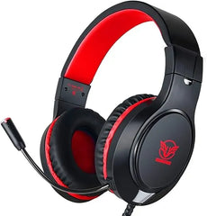 MASACEGON H10 Bluetooth-Compatible 2.4G Wireless Gaming Headset with 40mm Drivers, Omnidirectional Microphone, 3.5mm Interface and Multi-Platform Compatibility