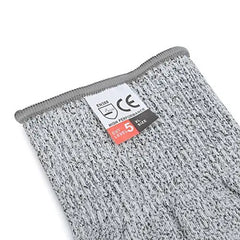 قفازات أمان مقاومة للقطع، مصنوعة من نسيج متقاطع، بتصميم مناسب للاستخدام باليدين اليمنى واليسرى، وقابلة للغسل في الغسالة، مثالية للمطبخ، ونحت الخشب، وتقطيع اللحوم، ولحماية متعددة الاستخدامات.