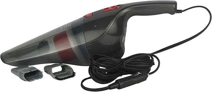Black+Decker Dustbuster 12V DC Car Vacuum Cleaner with Direct Vehicle Socket Connection NV1200AV-B5