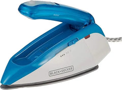 Black+Decker 1085W Dual Voltage Travel Iron with Compact Design and Adjustable Temperature Control – TI250-B5
