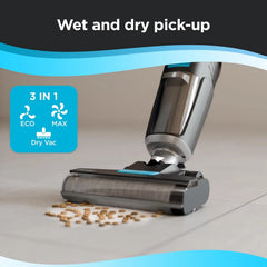 Black+Decker Cordless Vacuum and Wash Duo Wet Dry Cleaner with Digital Display and Self-Cleaning VW252BR-B5