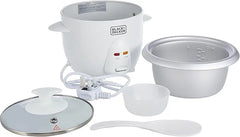 Black+Decker 0.6L 350W Rice Cooker with Glass Lid and Removable Inner Bowl – RC650-B5