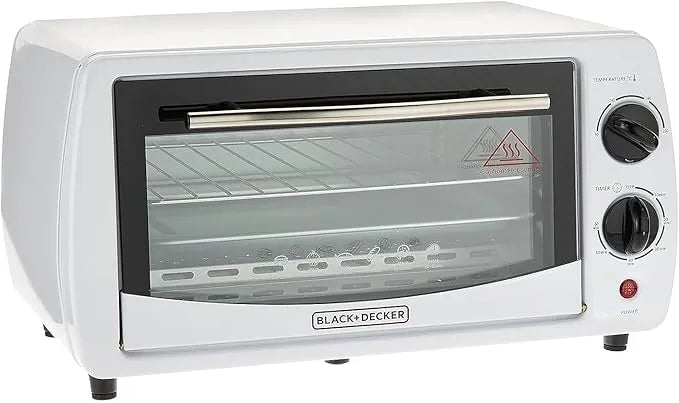 Black+Decker 9L Double Glass Toaster Oven with Adjustable Temperature and Timer Control TRO9DG-B5