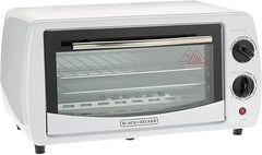 Black+Decker 9L Double Glass Toaster Oven with Adjustable Temperature Control and Timer – TRO9DG-B5