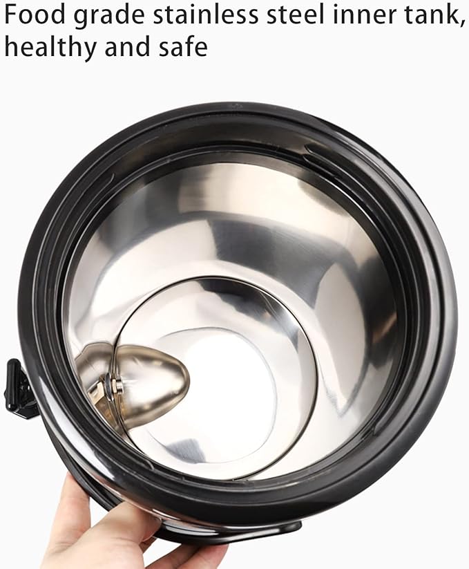 Portable St. Steel Insulated Beverage Dispenser Flask Bucket with Tap & Elevated Base - 16L