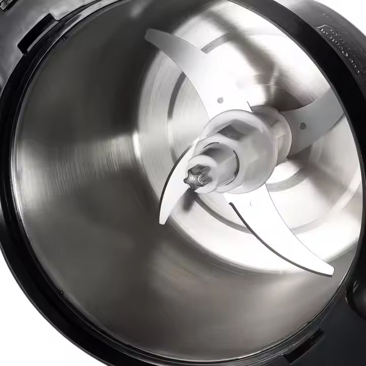 RAF Stainless Steel Food Processor & Chopper with Four Blades for Blending & Grinding - 1600W & 6 Litres