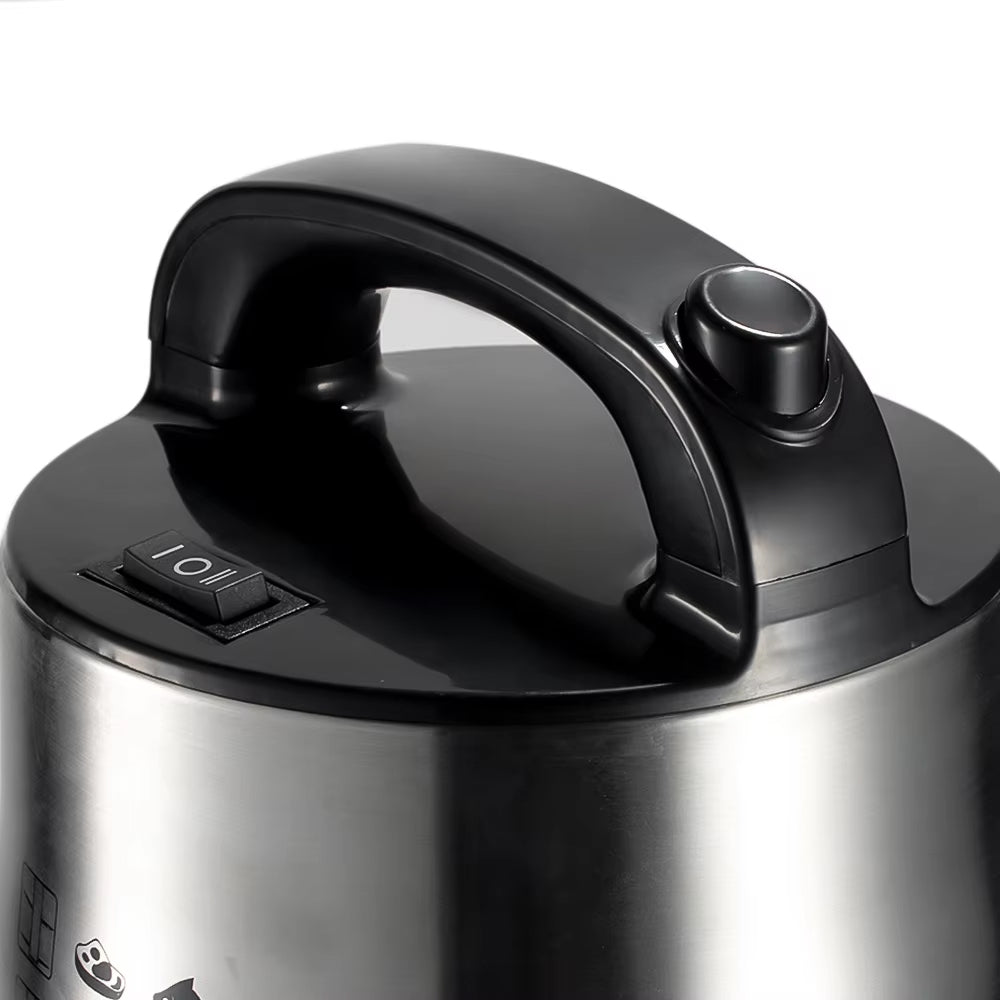 RAF Stainless Steel Food Processor & Chopper with Four Blades for Blending & Grinding - 1600W & 6 Litres