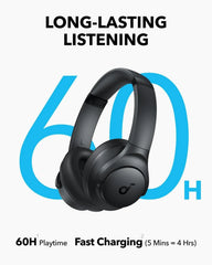 Anker Soundcore Q11i One Touch Deeper Bass Wireless Over Ear Headphones - Black