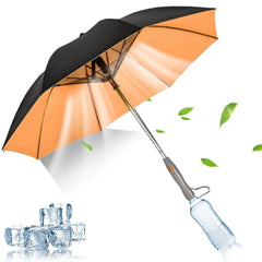 Rechargeable UV50 Cooling Umbrella with Built-in Fan and Misting Spray