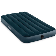 INTEX Queen Dura Beam Classic Downy Airbed with Hand Pump (1.52m x 2.03m x 25cm)