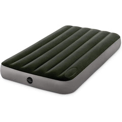 سرير هوائي INTEX Queen Dura-Beam Prestige مع مضخة بطارية (1.52 م × 2.03 م × 25 سم)