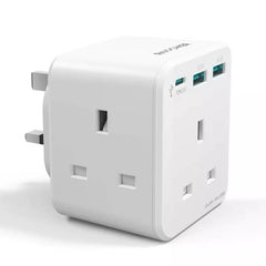RAVPower PD Pioneer Wall Charger, 3-Port, 20W, RP-PC1037 – White