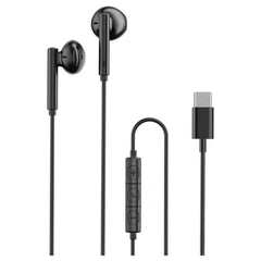 RAVPower Stereo Earphone, Wired Type-C In-Ear Headphones, In-Line Remote Control, 14mm Drivers, 1.2m Cable, RP-BH1006 – Black