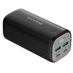 RAVPower PD Pioneer 4-Port Power Bank, 14000mAh, 70W, RP-PB208mini - Black