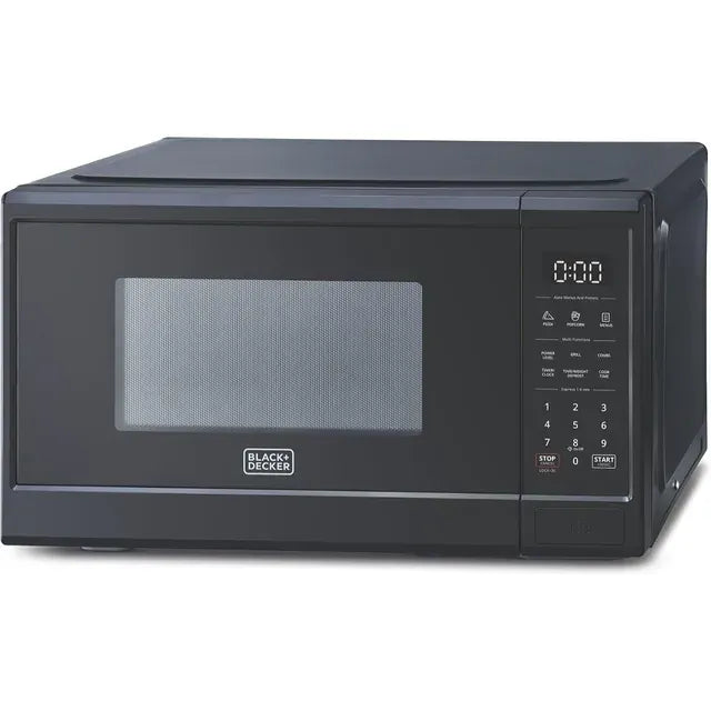 BLACK+DECKER 31L Microwave Oven with Grill, 1000W, Black, MZ3100PG-B5