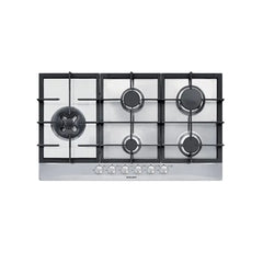 Glemgas 5 Burners Gas Hob 90cm GLGT951HIX - Stainless Steel