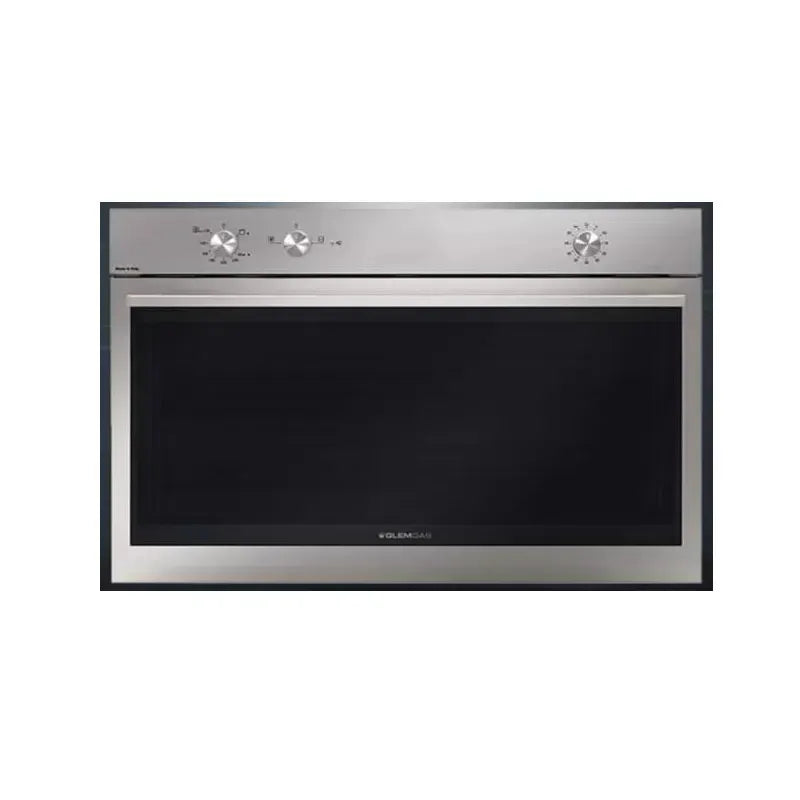 Glemgas Built-in Gas Oven 90 Cm With 2 Fans Stainless - GLGFD9W1IX