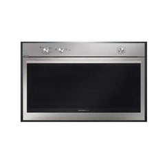Glemgas Built-in Gas Oven 90 Cm With 2 Fans Stainless - GLGFD9W1IX