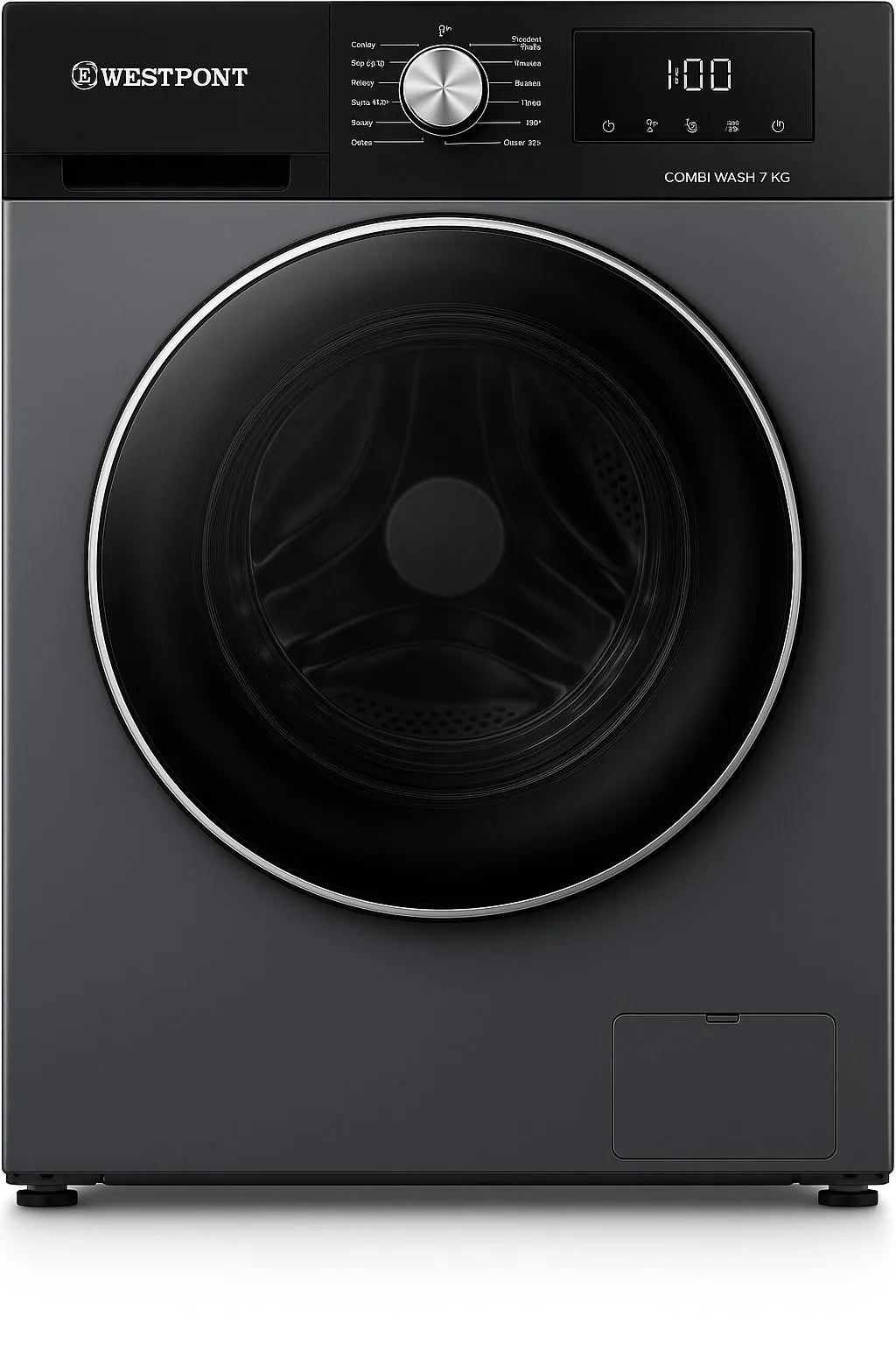 Westpoint Front Loading Washing Machine, Washing Capacity 12KG, 1400 RPM, 16 Programs, Inverter Motor - WPWMT-1214A25.DS