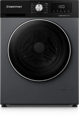 Westpoint Front Loading Washing Machine, Washing Capacity 12KG, 1400 RPM, 16 Programs, Inverter Motor - WPWMT-1214A25.DS