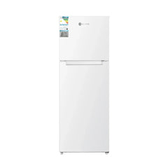 Elite Top Mount Refrigerator 267L (9.4 Cu. Ft) – Inverter Compressor, No Frost, Wire Shelves, Lock & Key, Silver Finish ETM320IS