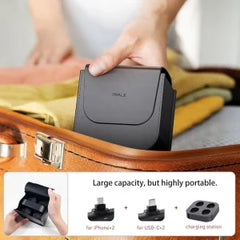 iWalk LinkPod Charging Station 4x4000mAh (2 Type C & 2 Lightning) Black