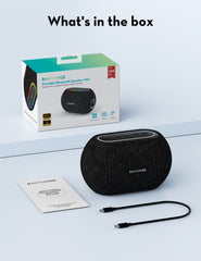 RAVPower RP-SK002 Portable Bluetooth Speaker 12W with RGB Light – IPX4 Water Resistant, TWS