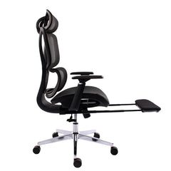 Black Bull Ergonomic Mesh Gaming & Office Chair with Footrest, Assembly not included (Free Delivery)