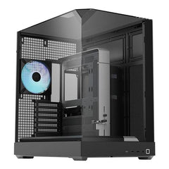 V2 Tempered Glass ATX Mid-Tower Computer Case - Black