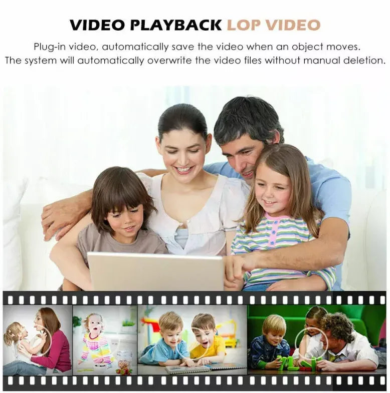 Smart 4G Ultra HD Wireless IP Security Bulb Camera for Indoor & Outdoor - 360° 2.4Ghz with PTZ, Color Night Vision, Two-Way Audio, Motion Detection Alarm