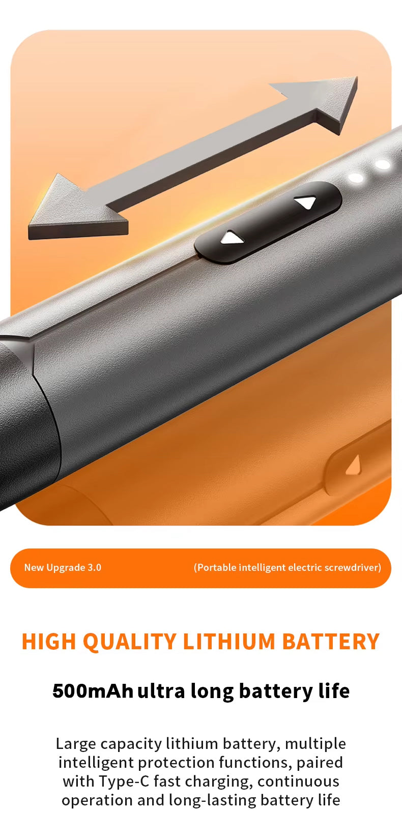 48-in-1 Rechargeable Electric Precision Screwdriver Set with Magnetic Bits, Type-C Fast Charging, LED Indicator & Portable Storage Case – Ideal for Phones, Laptops, Watches, and DIY Repairs