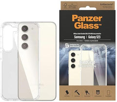 PanzerGlass HardCase Clear Protective Cover for Samsung Galaxy S23 with Drop Protection, Antimicrobial Coating, Wireless Charging Support and Anti-Yellowing Design