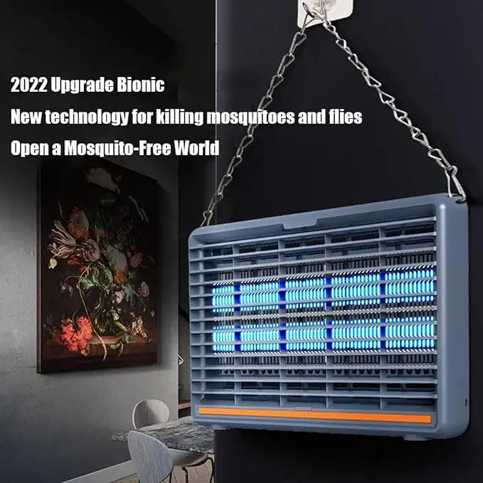 Electric Lamp Insect Killer & Bug Fly Zapper with UV-A Double Tube, Chain for Hanging & Low Power Consumption - 8W/10W/12W