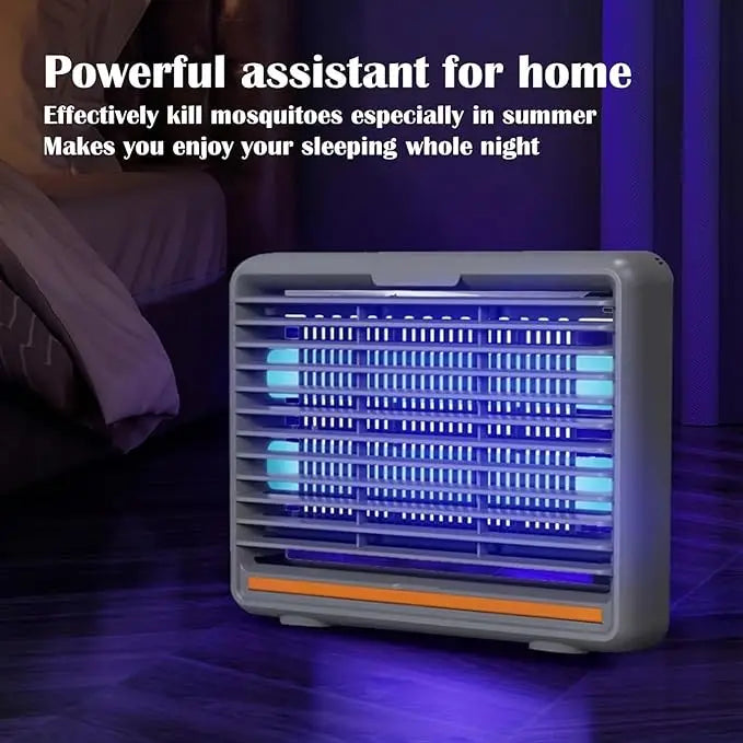 Electric Lamp Insect Killer & Bug Fly Zapper with UV-A Double Tube, Chain for Hanging & Low Power Consumption - 8W/10W/12W