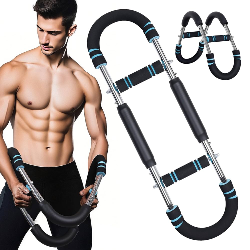 Black Bull Ultimate Twister Arm Trainer, Adjustable Chest Workout Equipment, Portable Spring Resistance Home Fitness Equipment