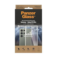 PanzerGlass Transparent Hard Case for Samsung Galaxy S23 Ultra with 3X Military Grade Drop Protection, Antibacterial Coating & Anti-Yellowing Technology
