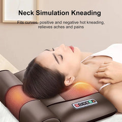 5-in-1 Multifunctional Full Body Heated Leather Massage Mat with 9 Modes