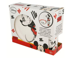 STOR Mickey Rough Ceramic Snack Set of 3 PCS