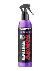 Shine Armor Fortify Quick Coat 3-in-1 Waterless Wash, Nano Ceramic SiO2 Hydrophobic Spray With Long-Lasting Gloss Protection & Premium 14x14 Microfiber Cloth – Cleans, Shines & Shields All Vehicle Surfaces