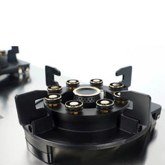 WE NICE Dual Burner Indoor Glass Top GasHob Stove with Tempered Glass Surface, Heavy Duty Brass Burners, Auto Ignition, Stainless Steel Body and Digital Display Control Panel
