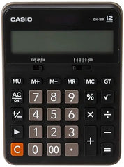 Casio DX-12B 12 Digit Desktop Calculator with Extra Large LCD Display, Dual Power, Grand Total & Mark Up Functions