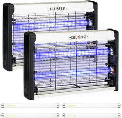 Electric Lamp Insect Killer & Bug Fly Zapper with LED Double Tube, Chain for Hanging & Low Power Consumption - 8W