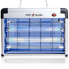 Electric Pest Killer Bug Zapper with Dual UV Lamps, 60 sqm Coverage, Safe Design for Kids & Pets, Indoor & Outdoor Mosquito, Fly & Moth Control