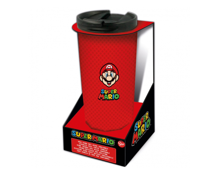 Stor Super Mario Insulated Stainless Steel Drink Tumbler 425 Ml