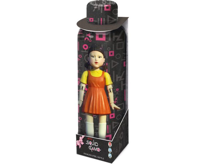 Stor Squid Game Insulated Stainless Steel Drink Bottle 515 Ml