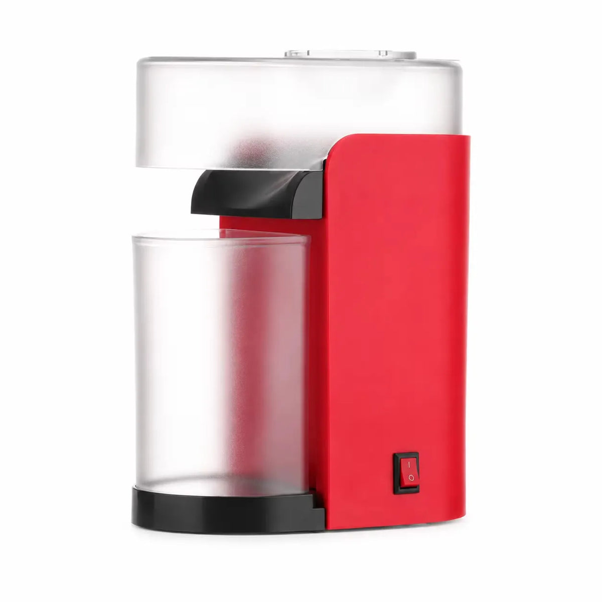 1200W Hot Air Popcorn Maker with 500ml Collection Cup, One-Touch Operation, Oil-Free Fast Popcorn Machine, Compact Vertical Design for Home & Office