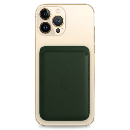 Apple iPhone Leather Wallet with MagSafe - Sequoia Green