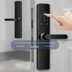 OSPON WiFi Smart Door Lock with Fingerprint, Password, RFID Card & Tuya Mobile App Control - Open Box / New Product