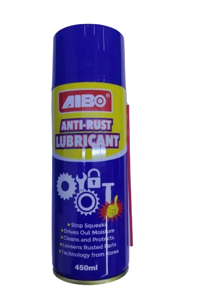 زيت تشحيم AIBO المتقدم المضاد للصدأ للعناية الفائقة بالمعادن وحمايتها - 450 مل